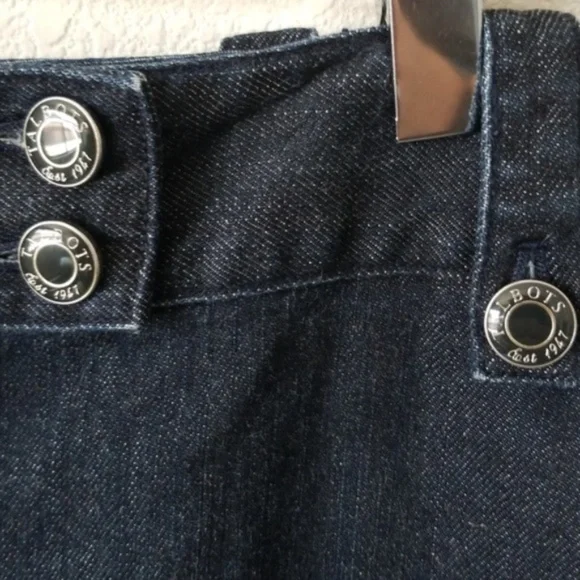 {Talbots} Women's Petites Dark Blue Jeans - Picture 4 of 8